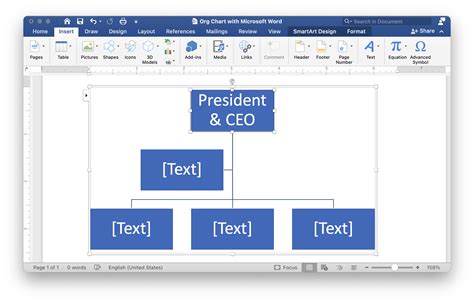 How to Make an Org Chart in Microsoft Word .